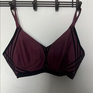 Burgundy Wireless Bra